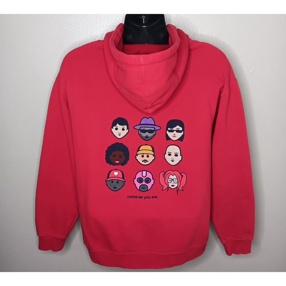 NBA 2K Gaming Official Swag Adult Medium Hoodie Sweatshirt Red Gamer Baggy Hvwt - Picture 1 of 7